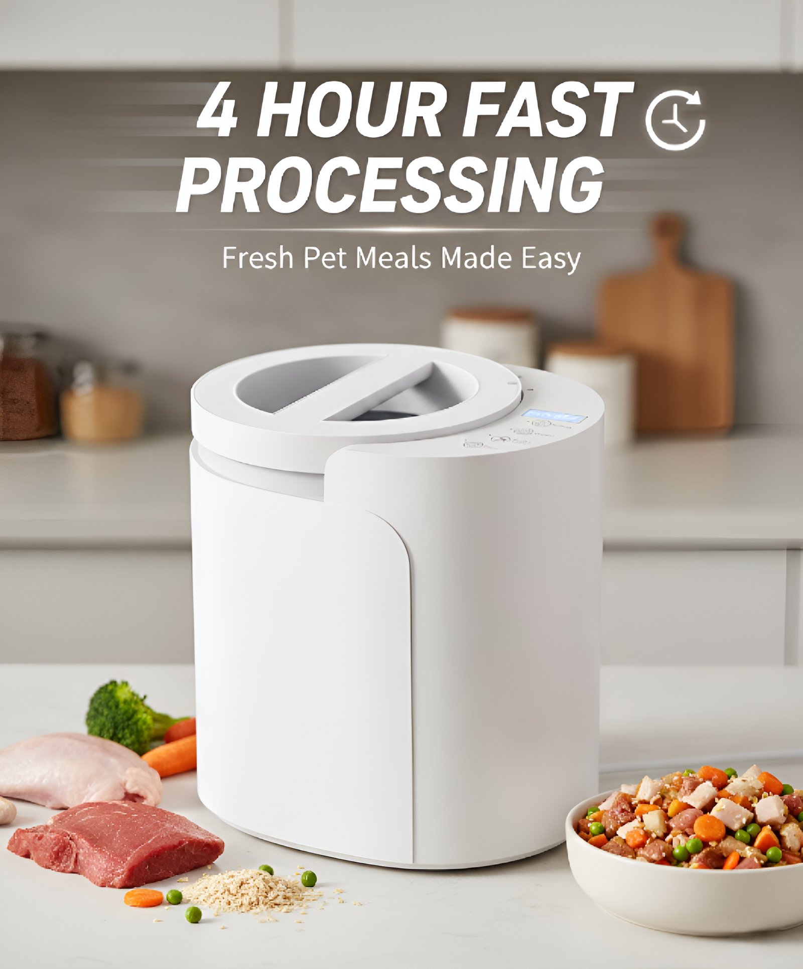 JF6011 Fast Pet Food Preparation JF6011 pet food maker fresh meal ready in four hours